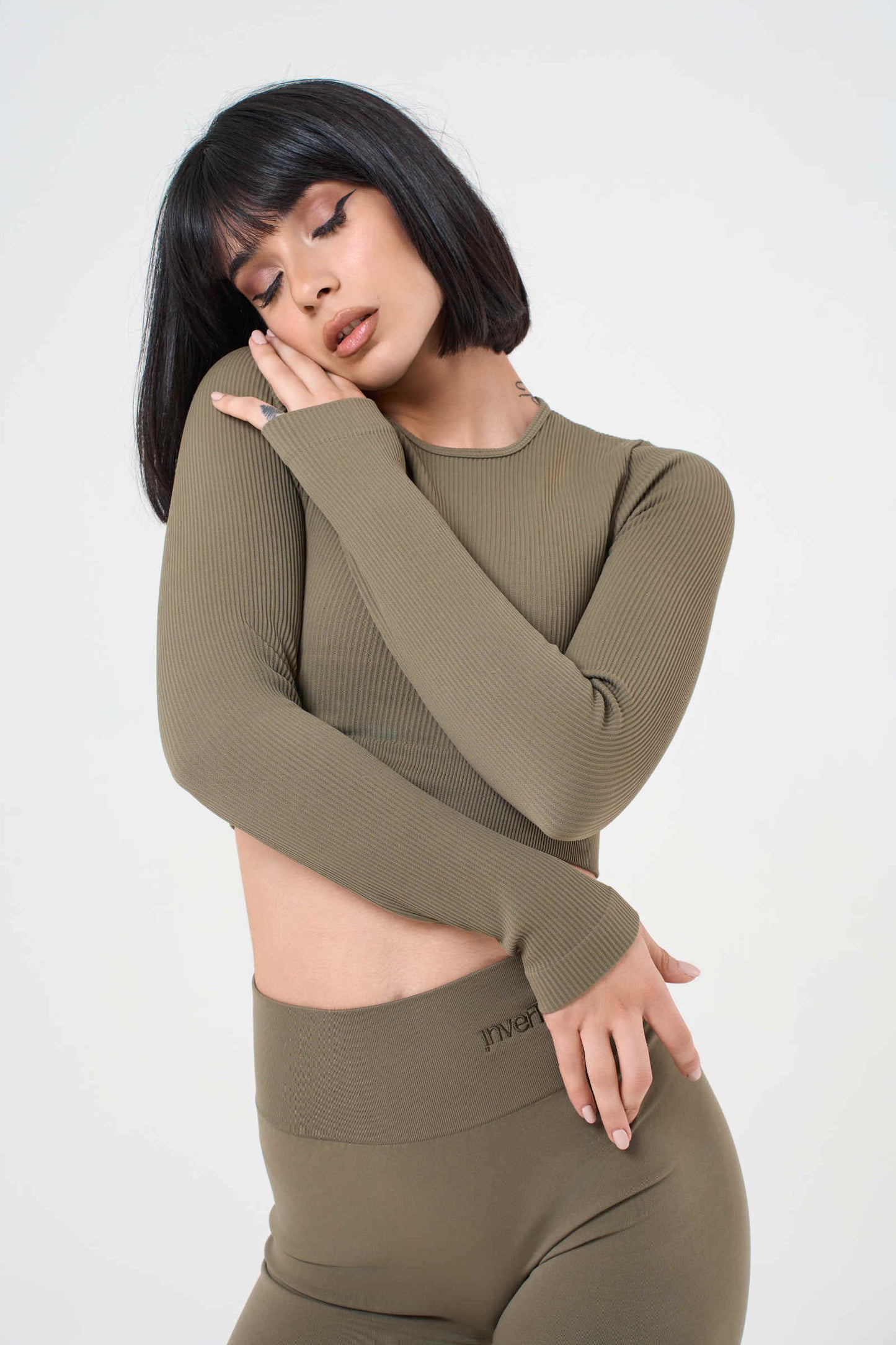 Set Tonika Salvia Crop Top e Shorts