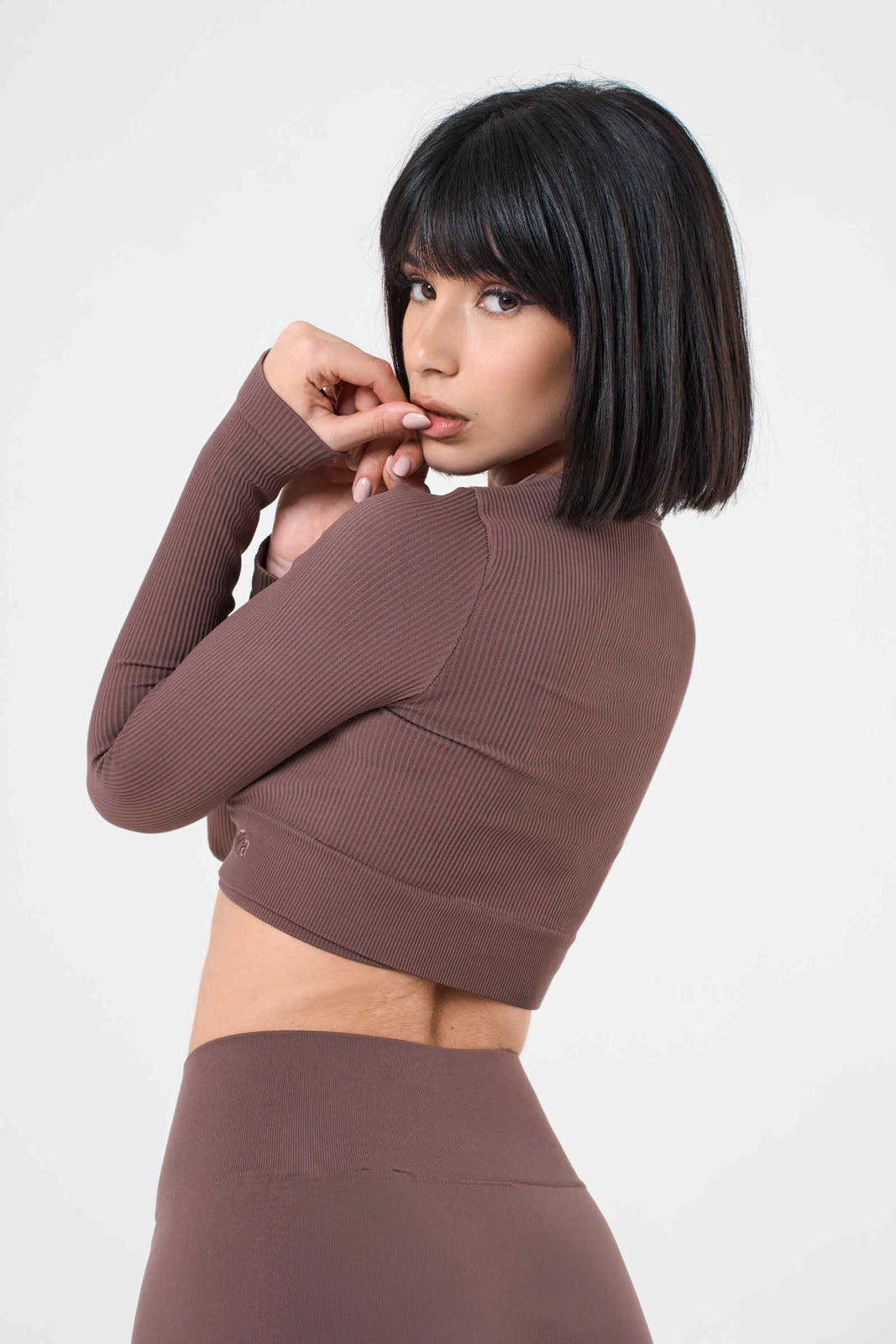 Set Tonika Choco Crop Top e Shorts