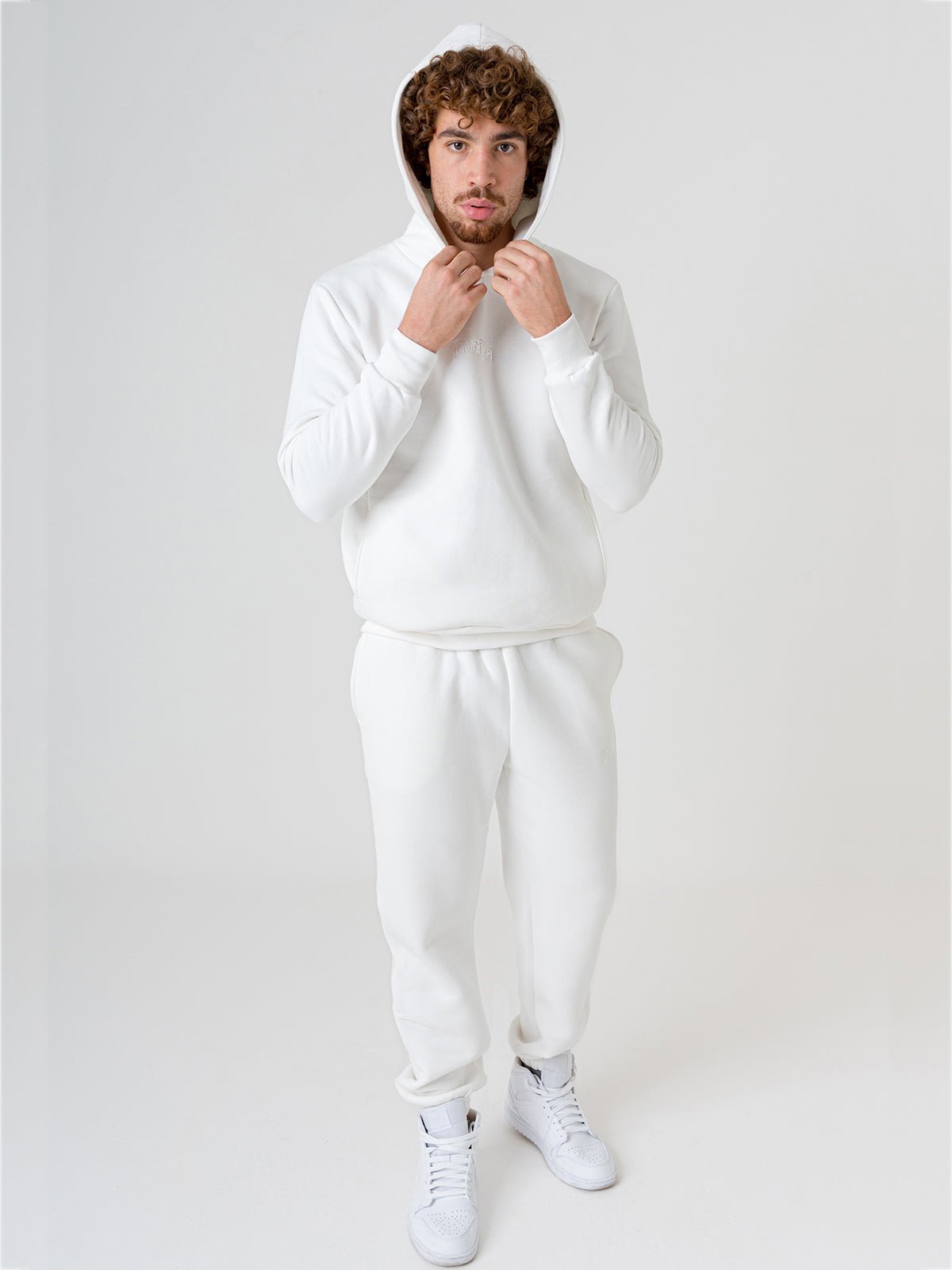 Set Cosmika White Felpa Pantalone