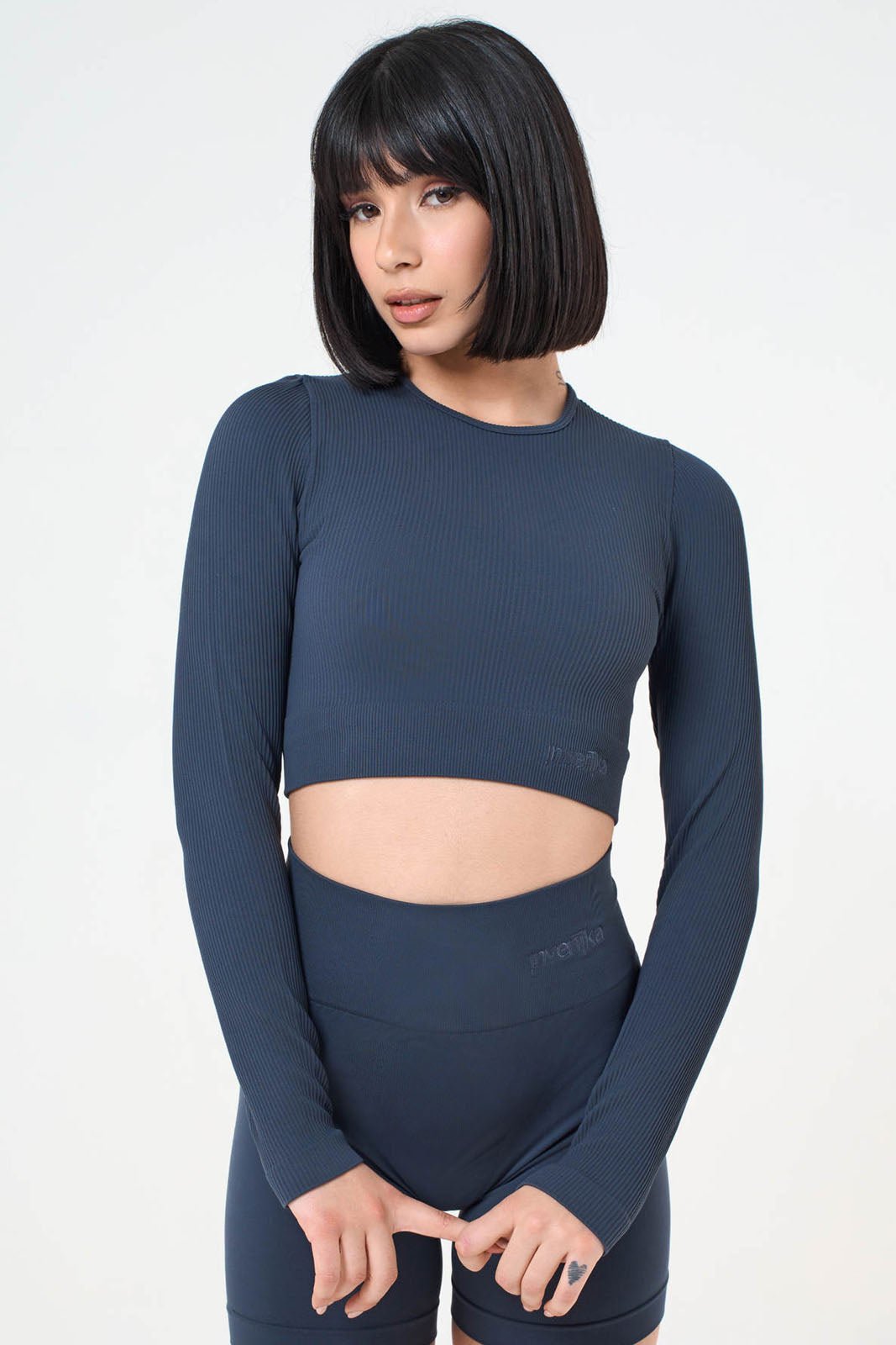 Set Tonika Blue Crop Top e Leggings