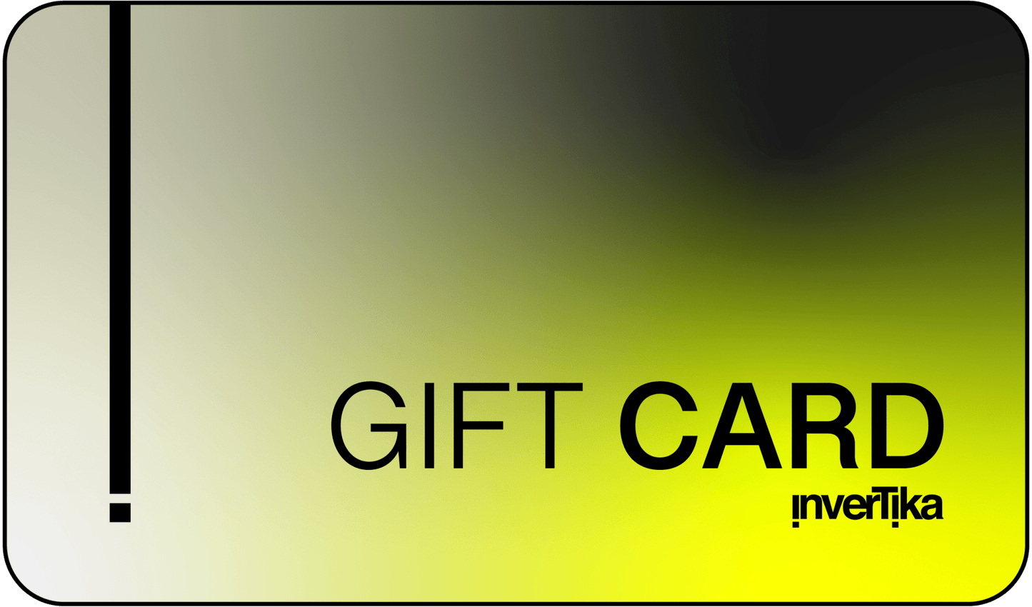 Gift card INVERTIKA, per chi ama scegliere.