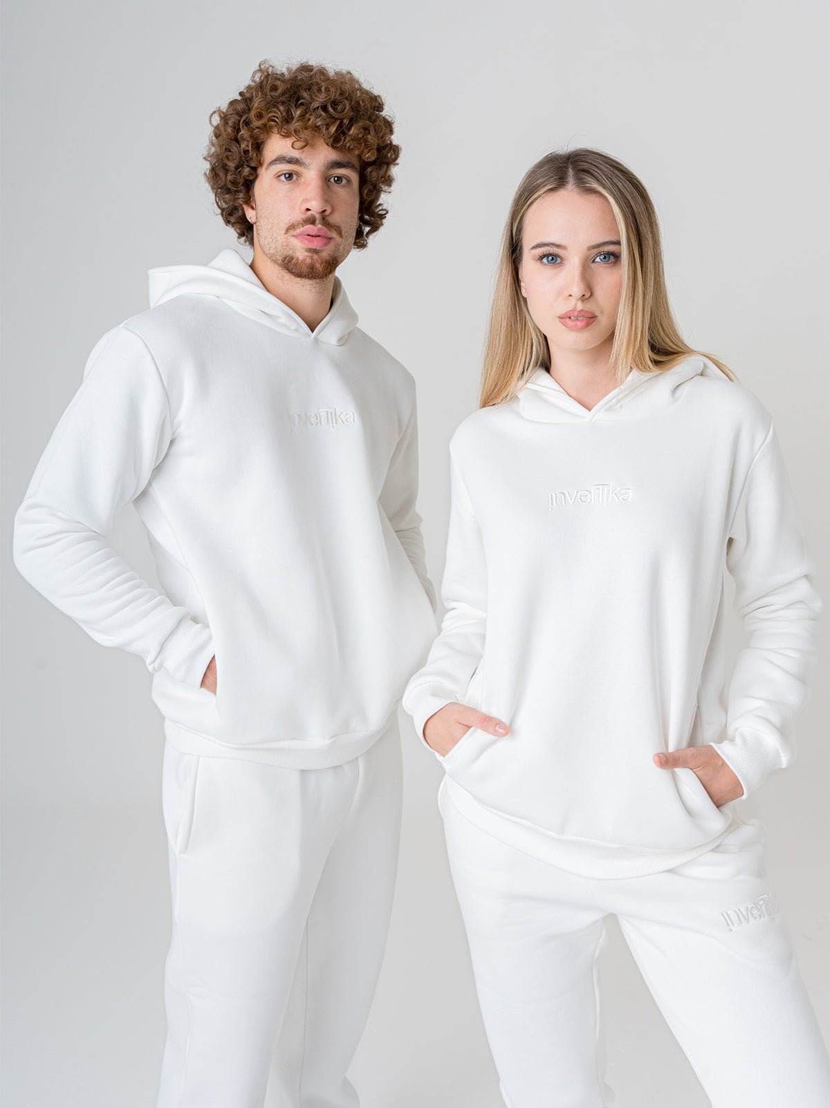 Set Cosmika White Felpa Pantalone