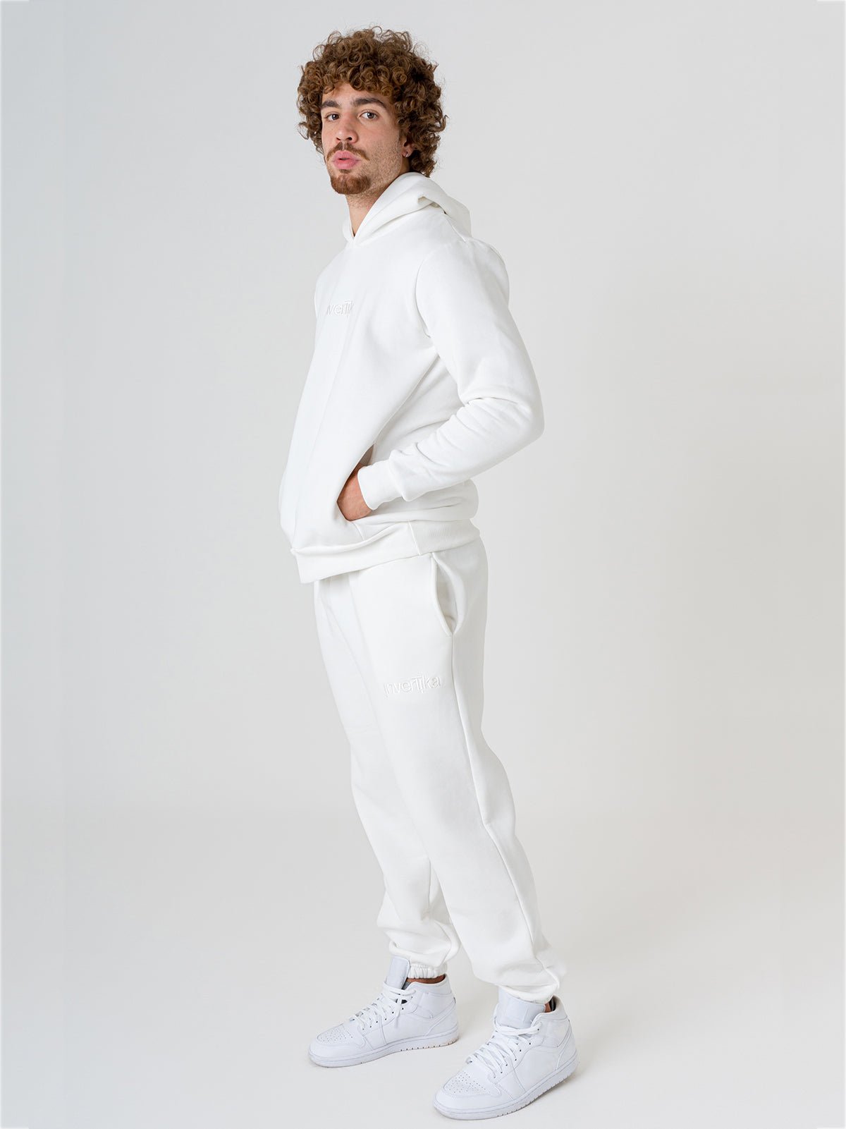 Set Cosmika White Felpa Pantalone