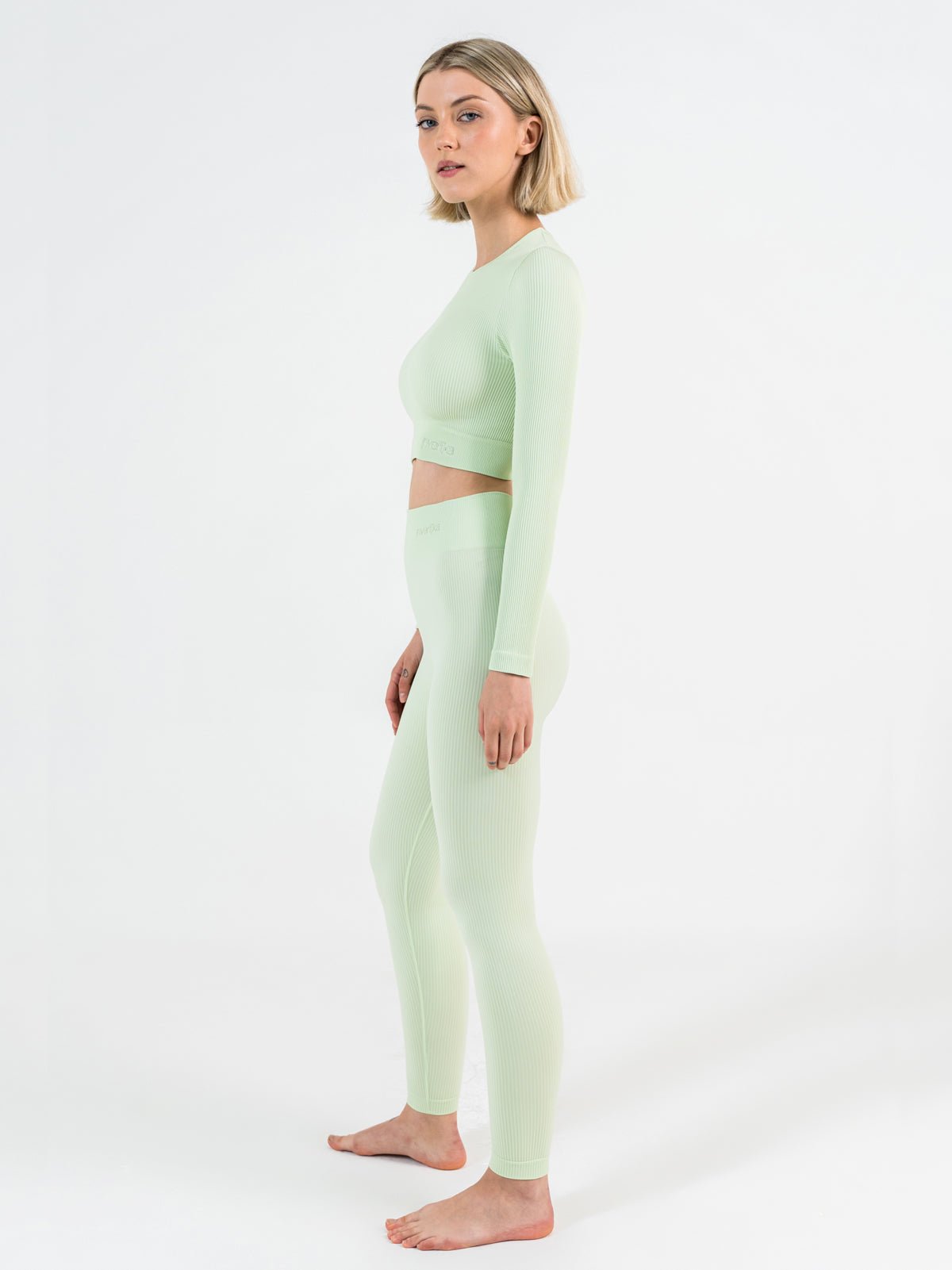 Set Armonika Mint Crop Top e Leggings
