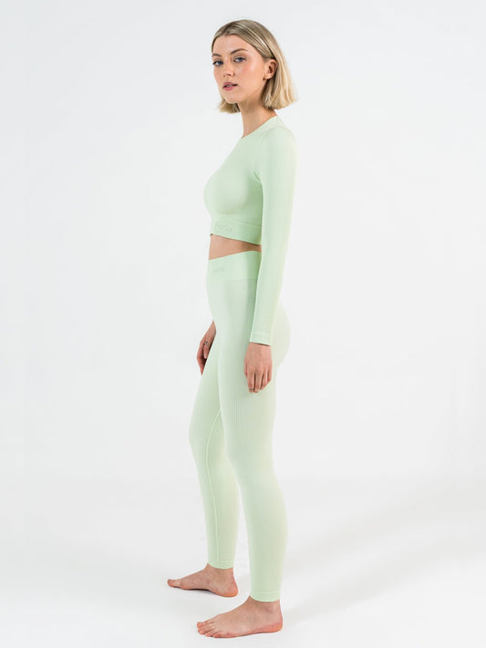 Set Armonika Mint Crop Top e Leggings