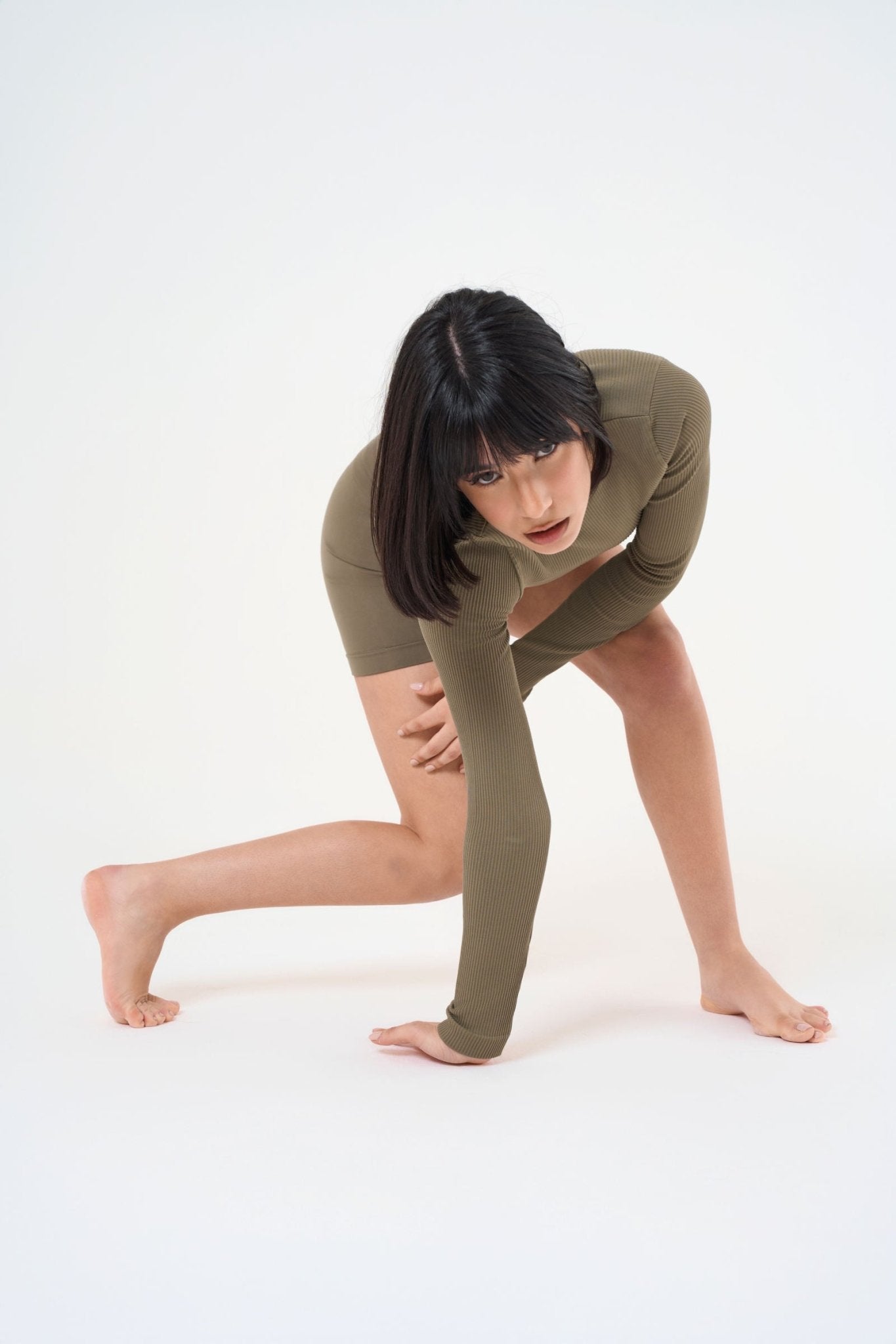 Set Tonika Salvia Crop Top e Shorts