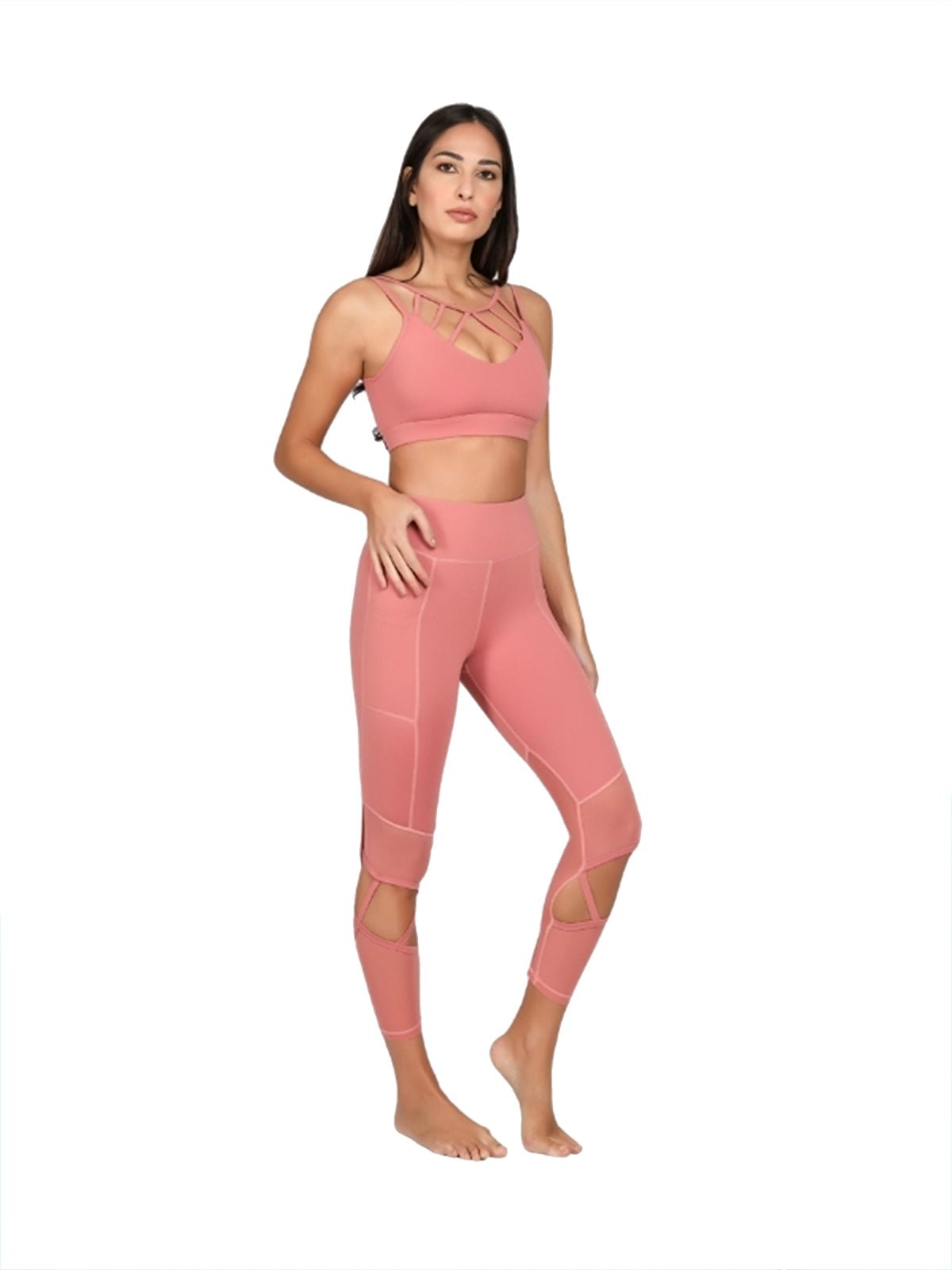 Set Dinamika Rosa Top e Leggings