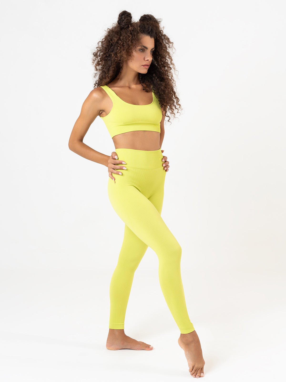 Set Armonika Lime Top e Leggings