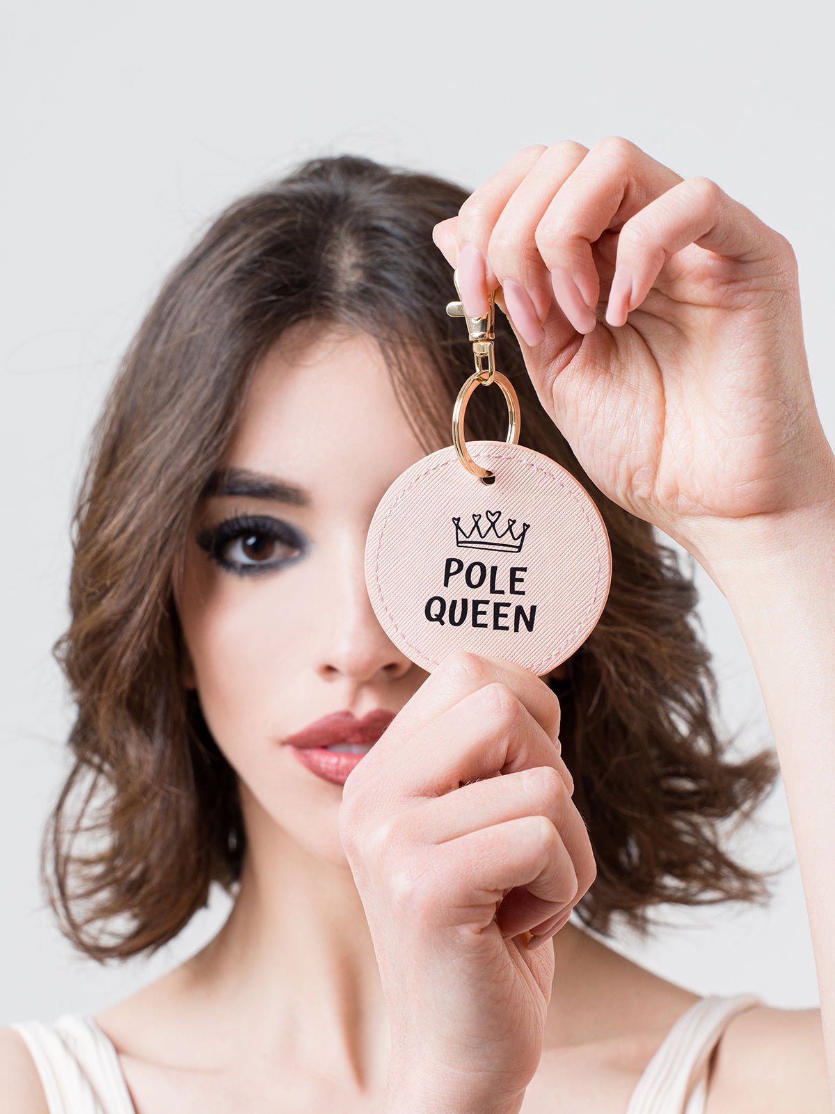 Pizzika Portachiavi Tondo Pole Queen