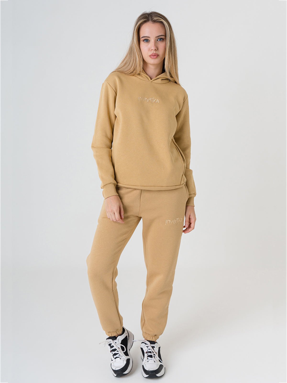 Set Cosmika Cammello Felpa Pantalone