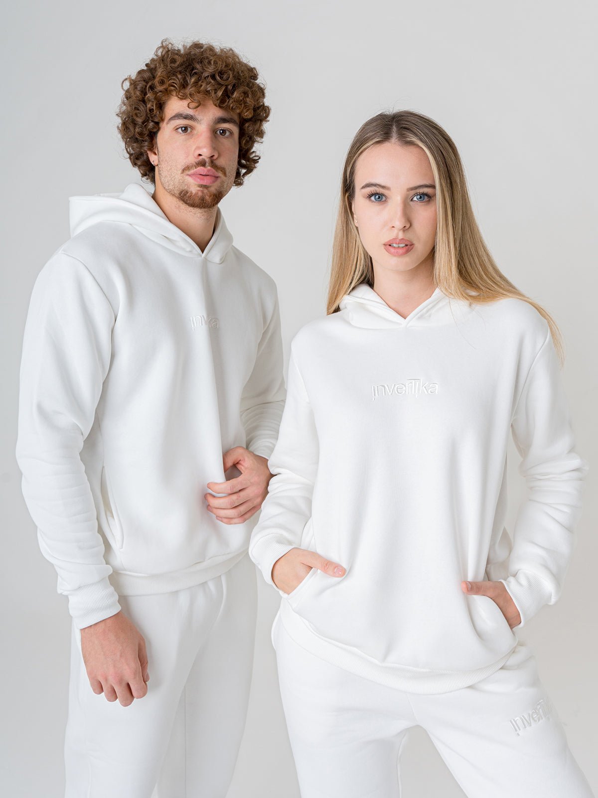 Set Cosmika White Felpa Pantalone