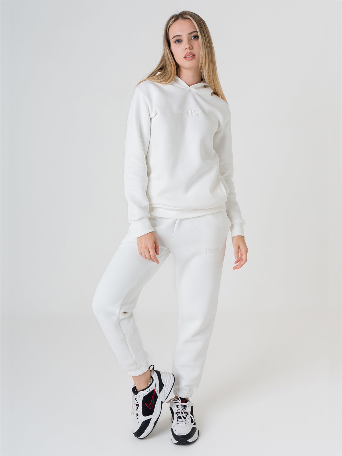 Set Cosmika White Felpa Pantalone