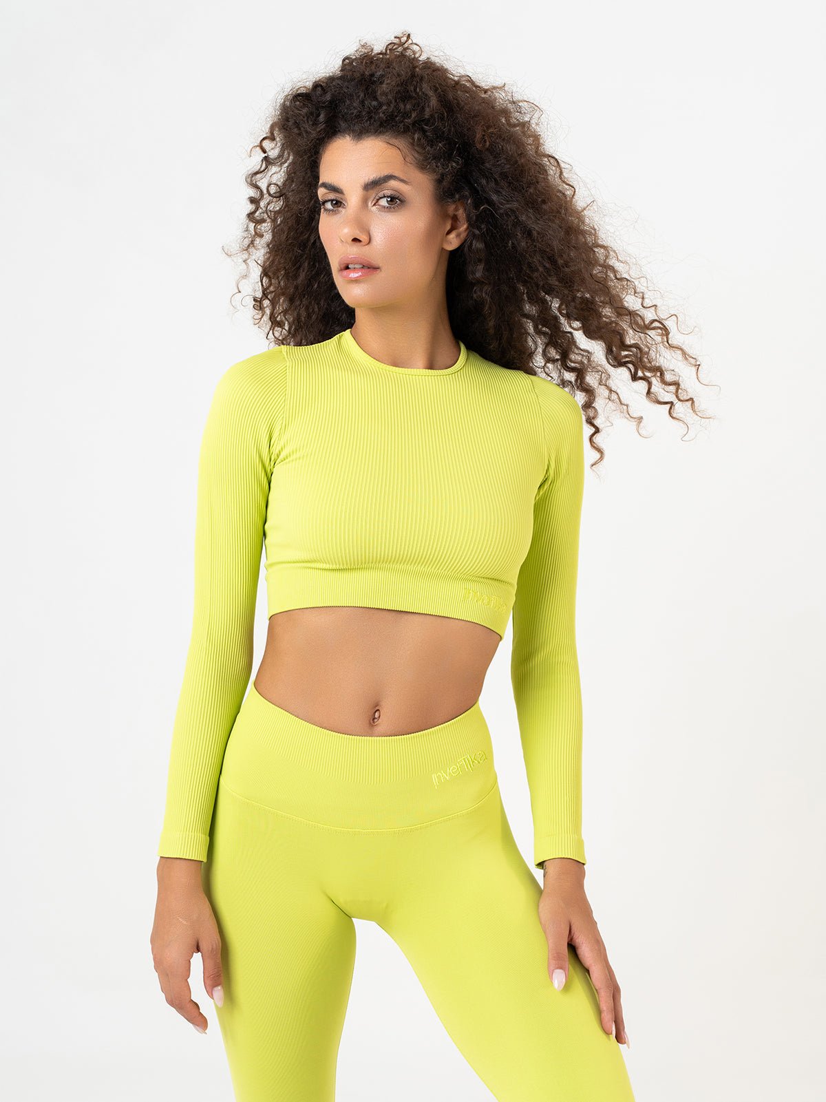 Set Tonika Lime Crop Top e Leggings