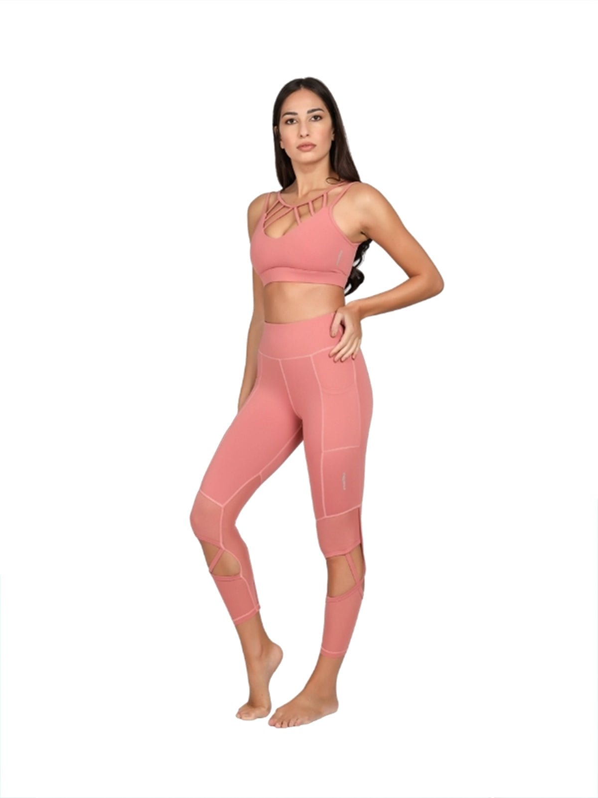 Set Dinamika Rosa Top e Leggings