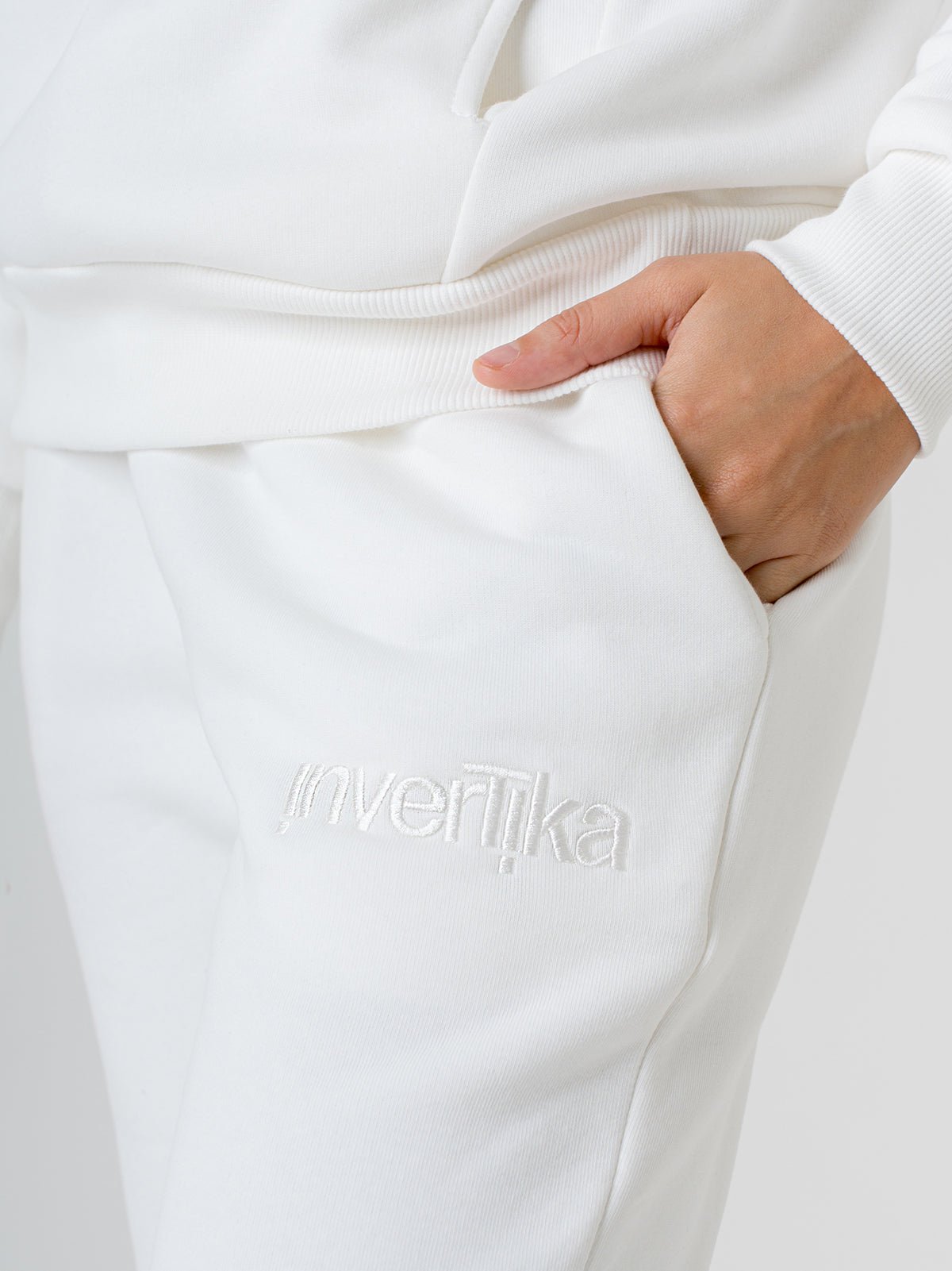 Set Cosmika White Felpa Pantalone