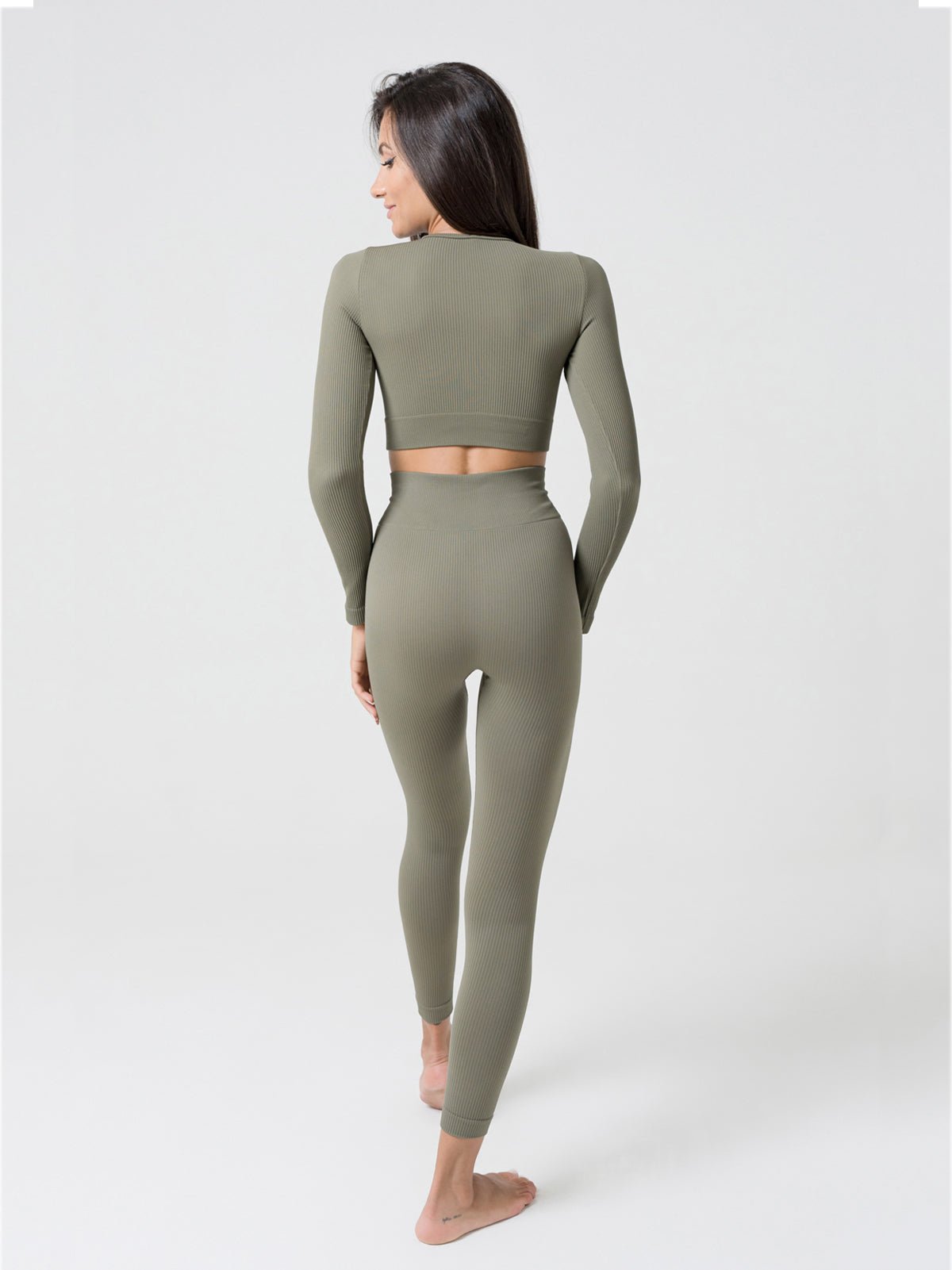 Set Armonika Salvia Crop Top e Leggings