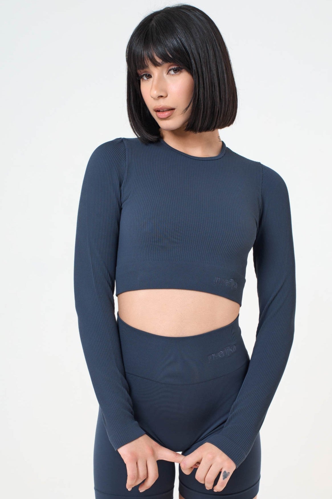 Set Tonika Blue Crop Top e Leggings