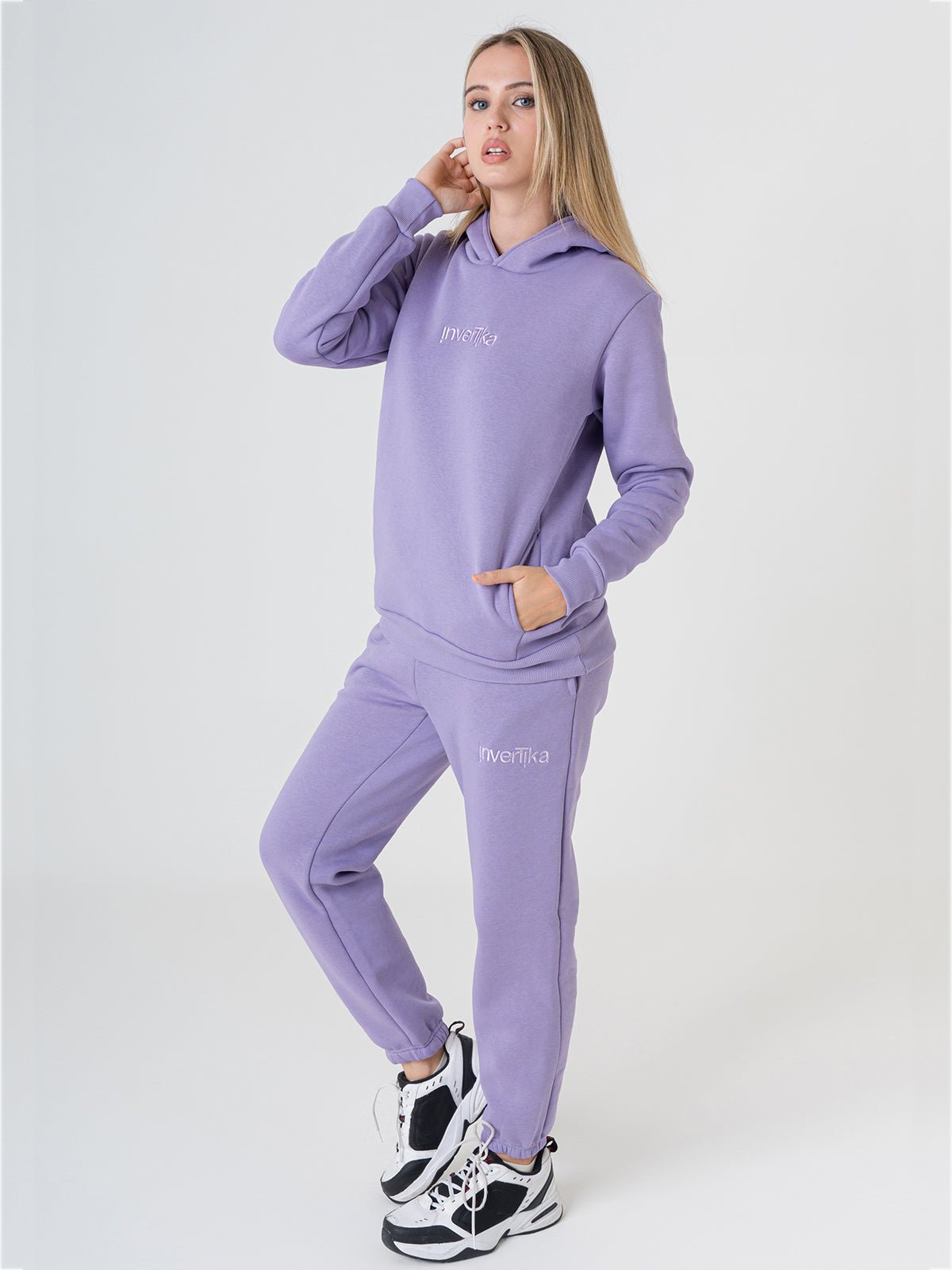 Set Cosmika Lilla Felpa Pantalone