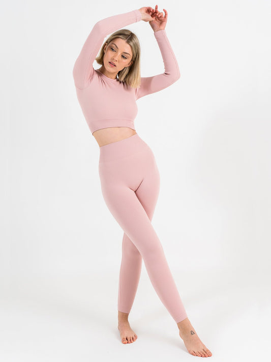 Set Armonika Rose Crop Top e Leggings
