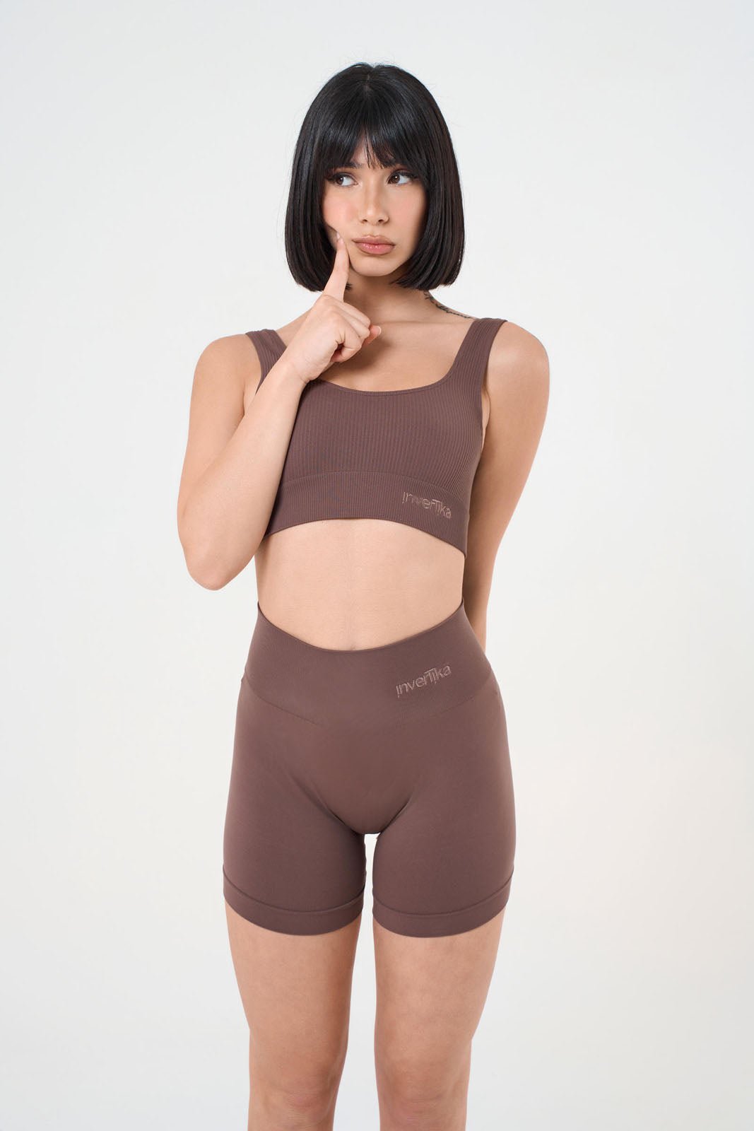 Set Tonika Choco Top e Shorts