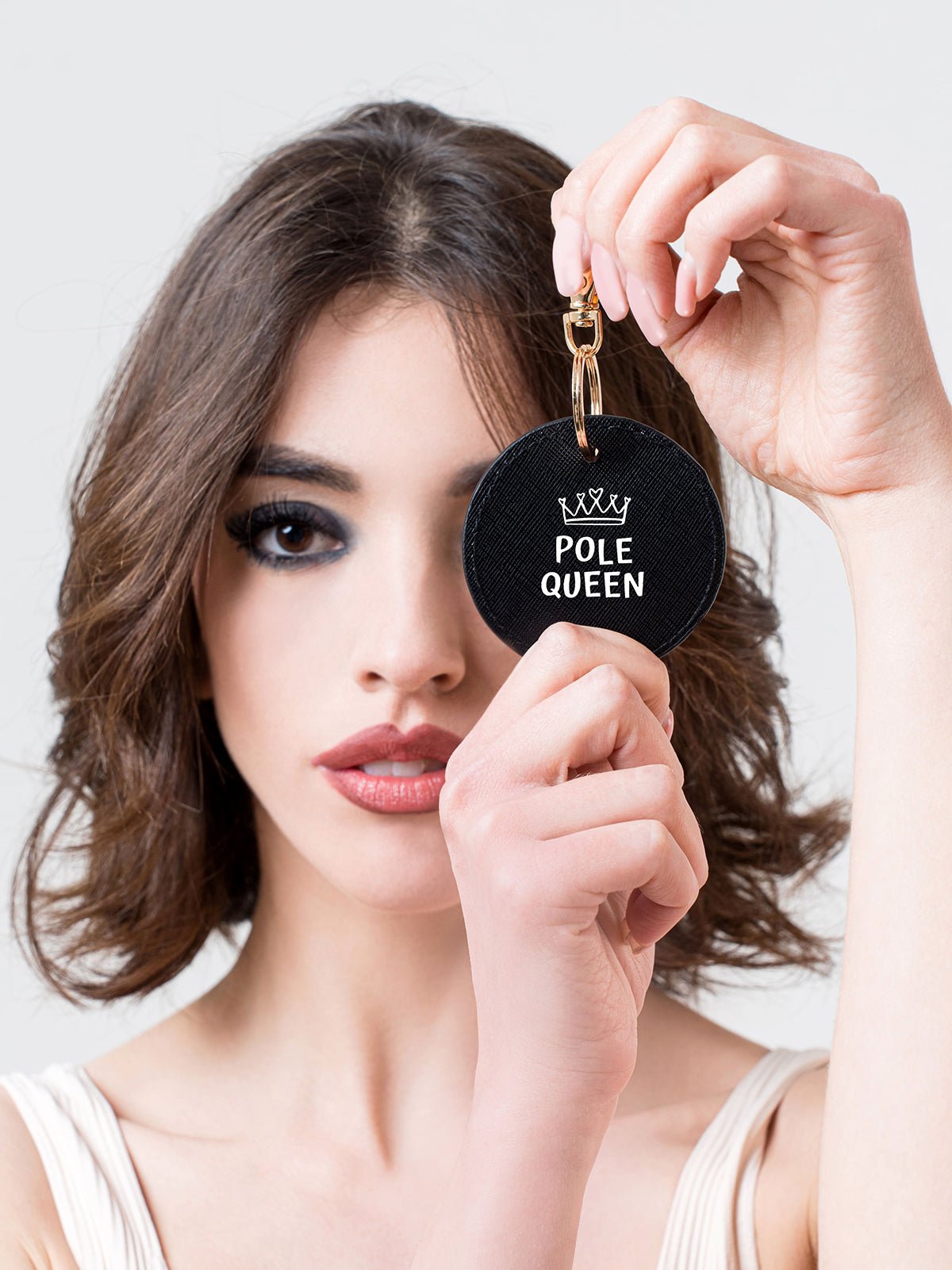 Pizzika Portachiavi Tondo Pole Queen