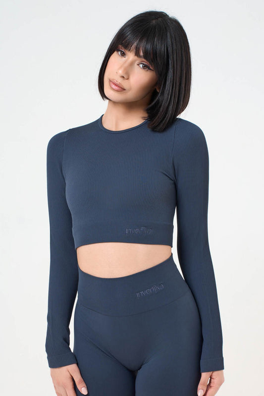 Set Tonika Blue Crop Top e Leggings