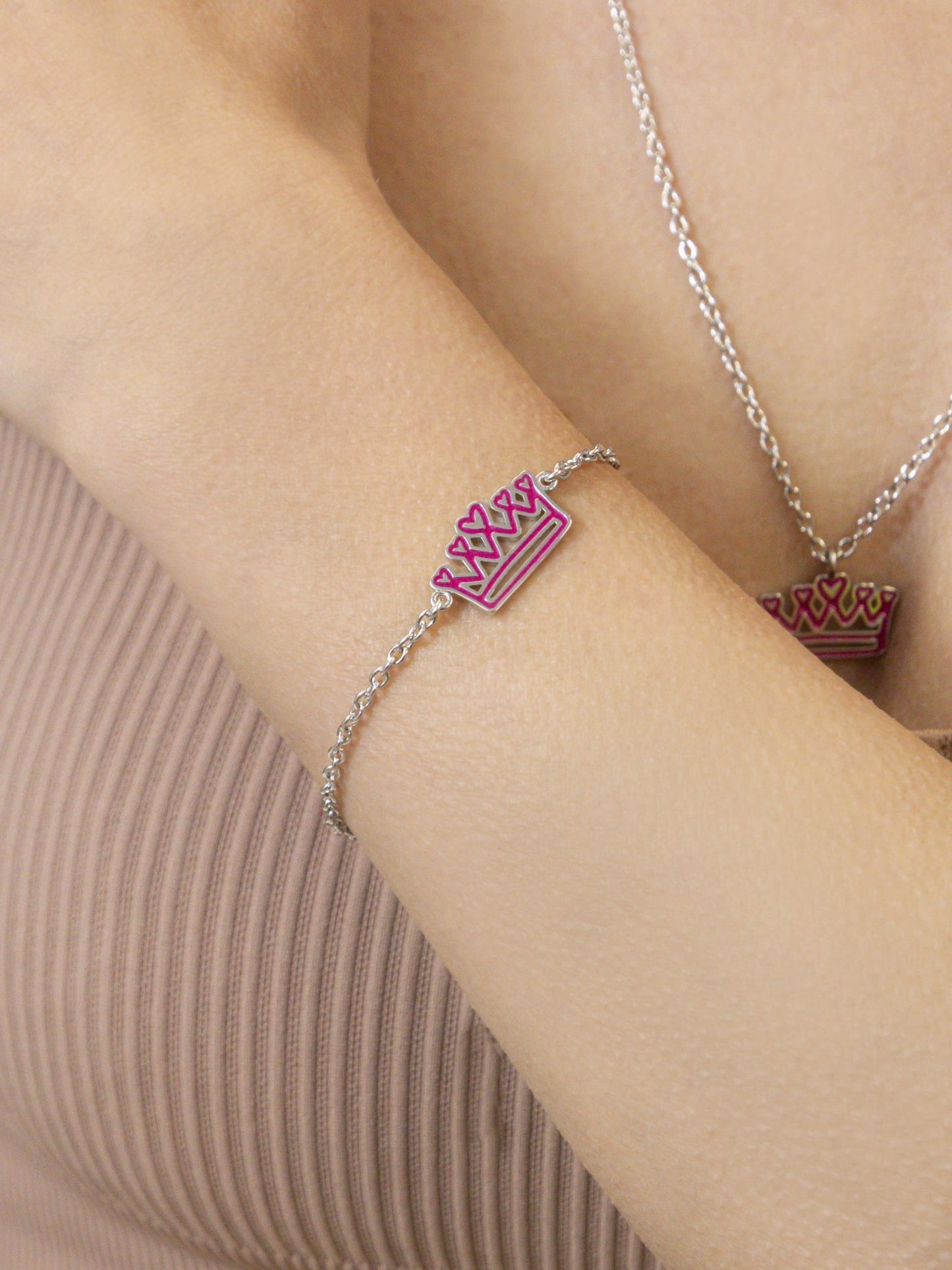 Bracciale Lumika Corona Silver