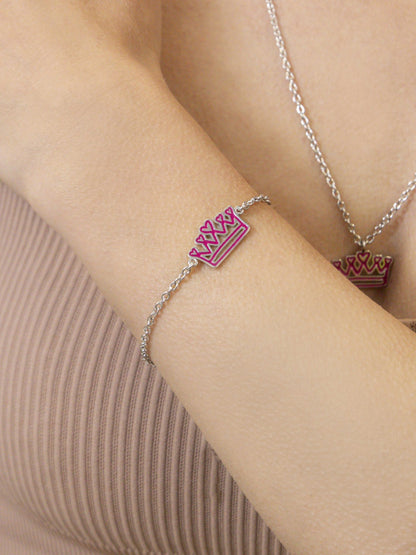 Bracciale Lumika Corona Silver