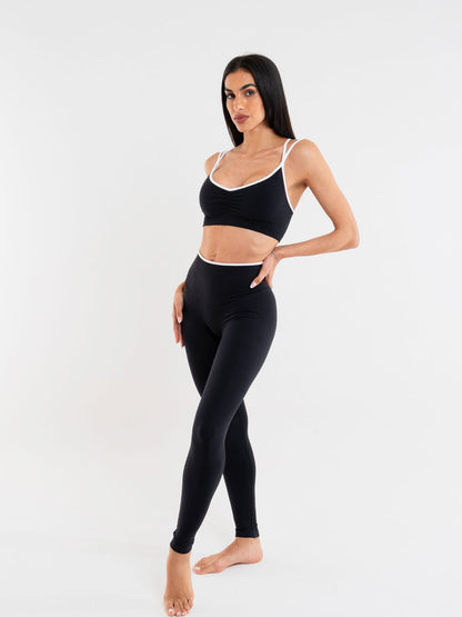 Set Eclettika Nero Top e Leggings