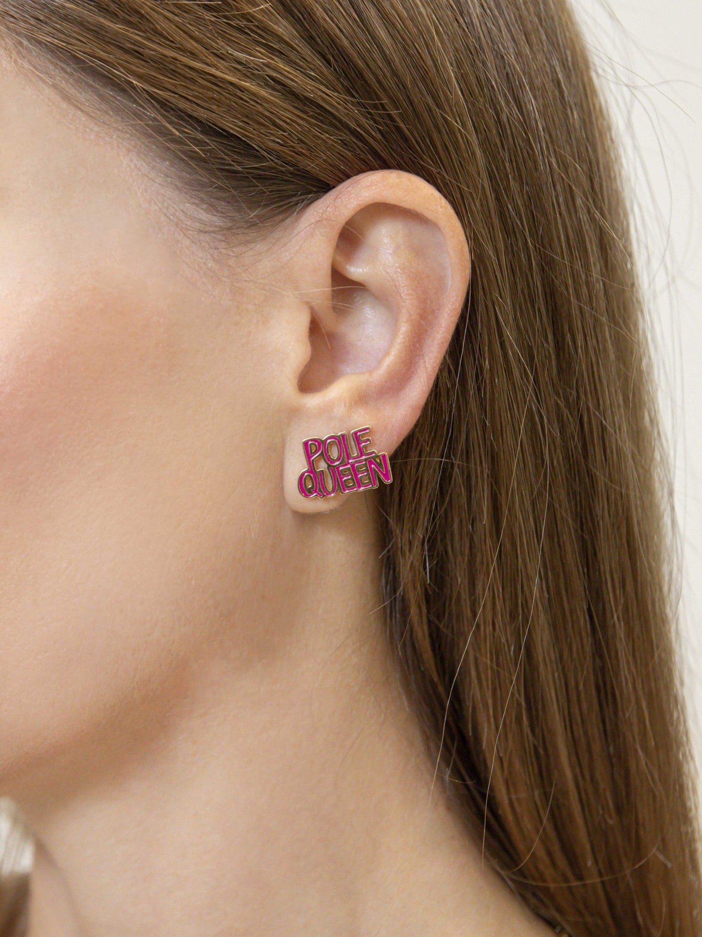 Orecchino Lumika Pole Queen Smaltato Gold