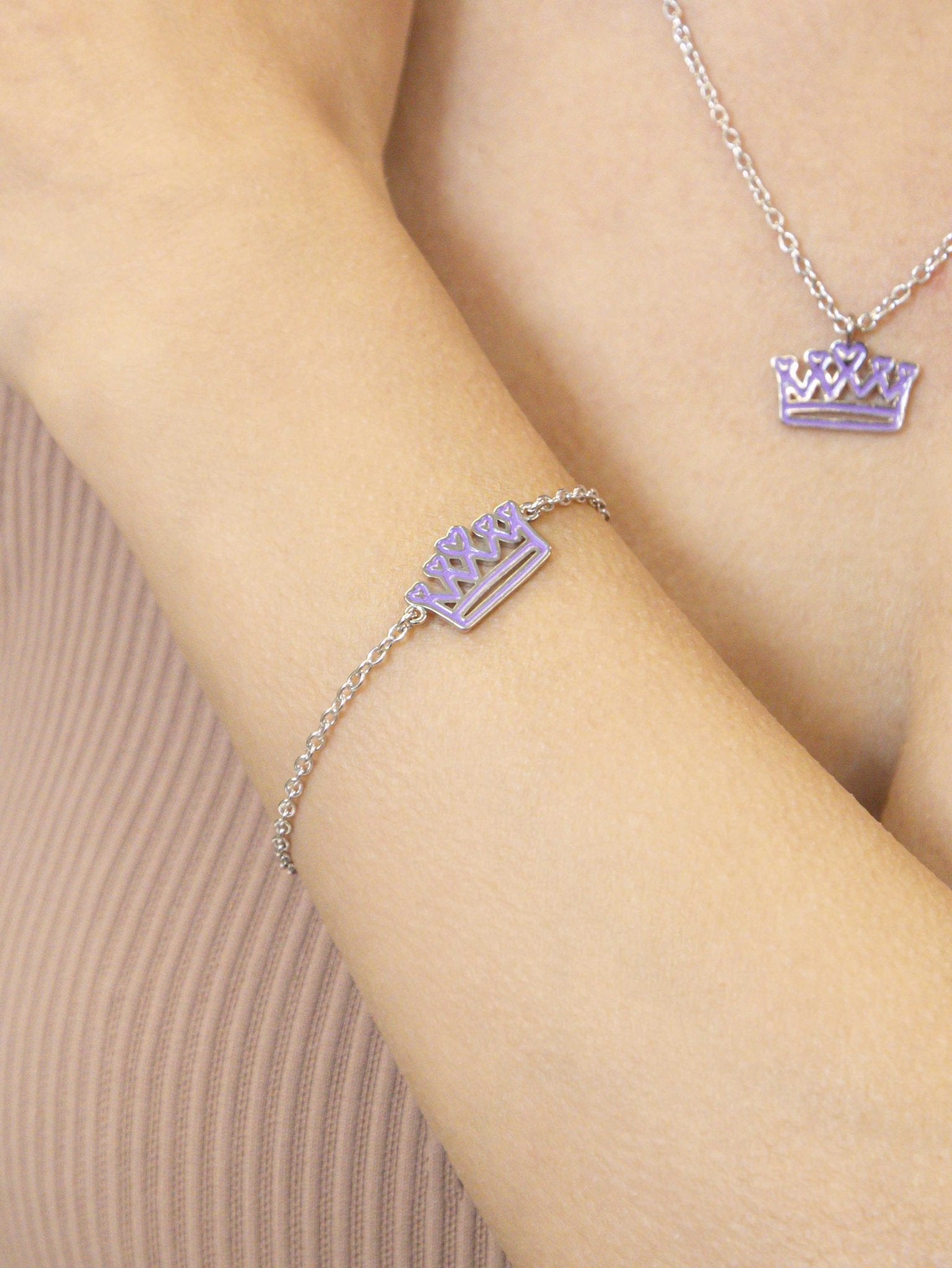 Bracciale Lumika Corona Silver