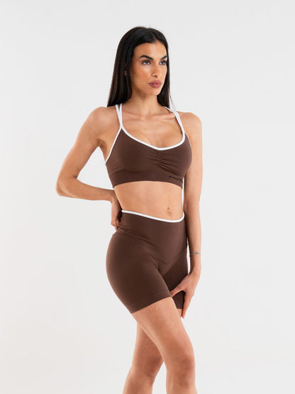 Set Eclettika Choco Top e Shorts