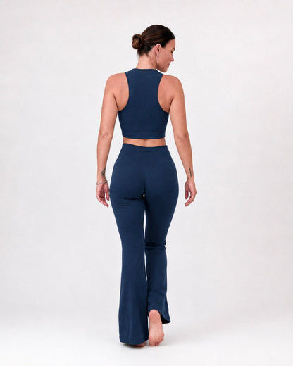 Set Autentika Blu Top e Leggings