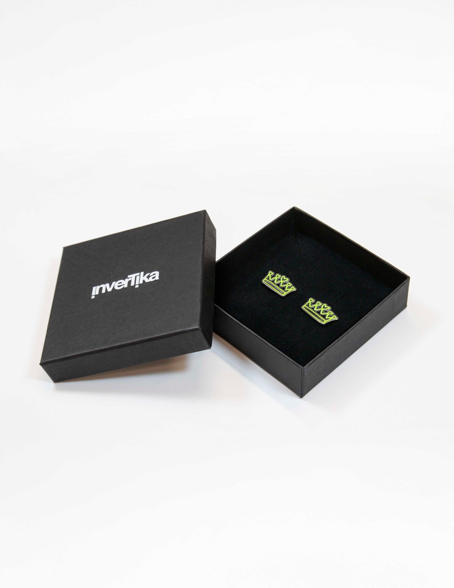 Orecchino Lumika Corona Smaltato Silver