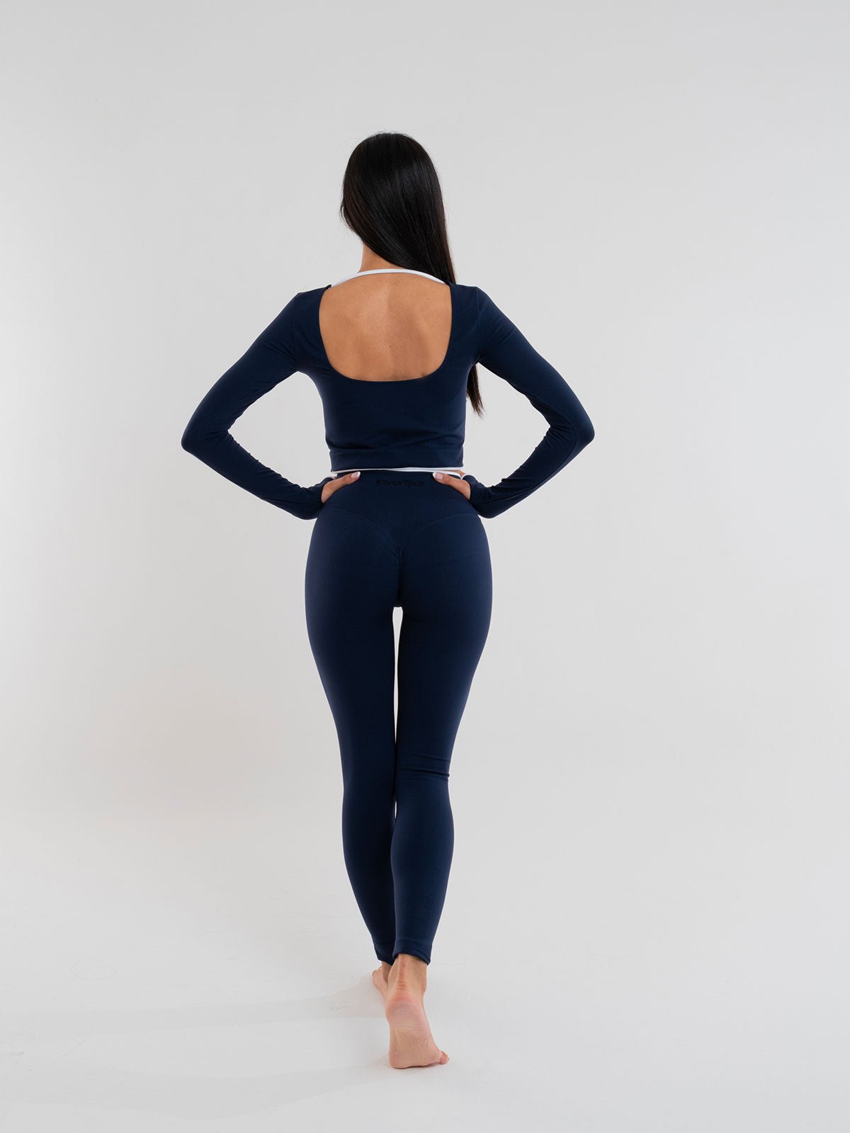 Set Eclettika Blue Crop Top e Leggings
