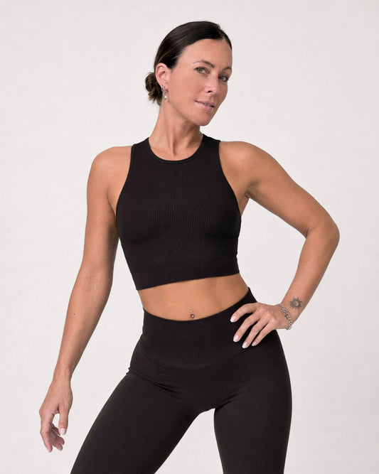 Set Autentika Black Top e Leggings
