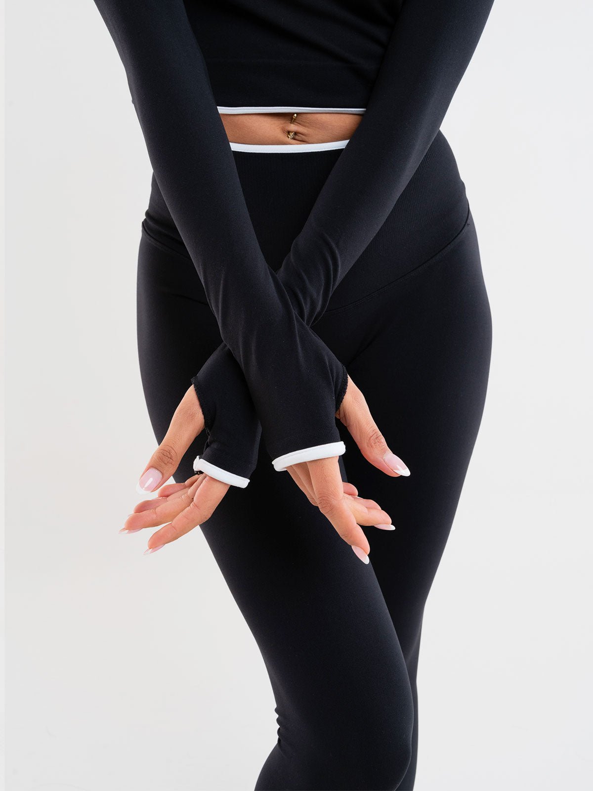 Set Eclettika Black Crop Top e Leggings