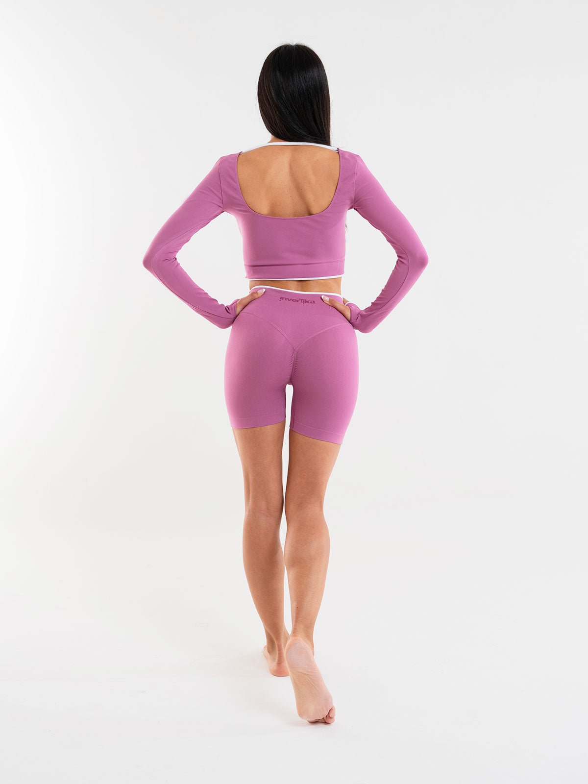 Set Eclettika Malva Crop Top e Shorts