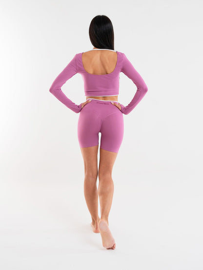 Set Eclettika Malva Crop Top e Shorts
