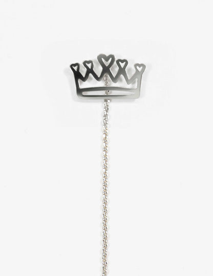 Orecchino Sali e Scendi Lumika Corona Silver