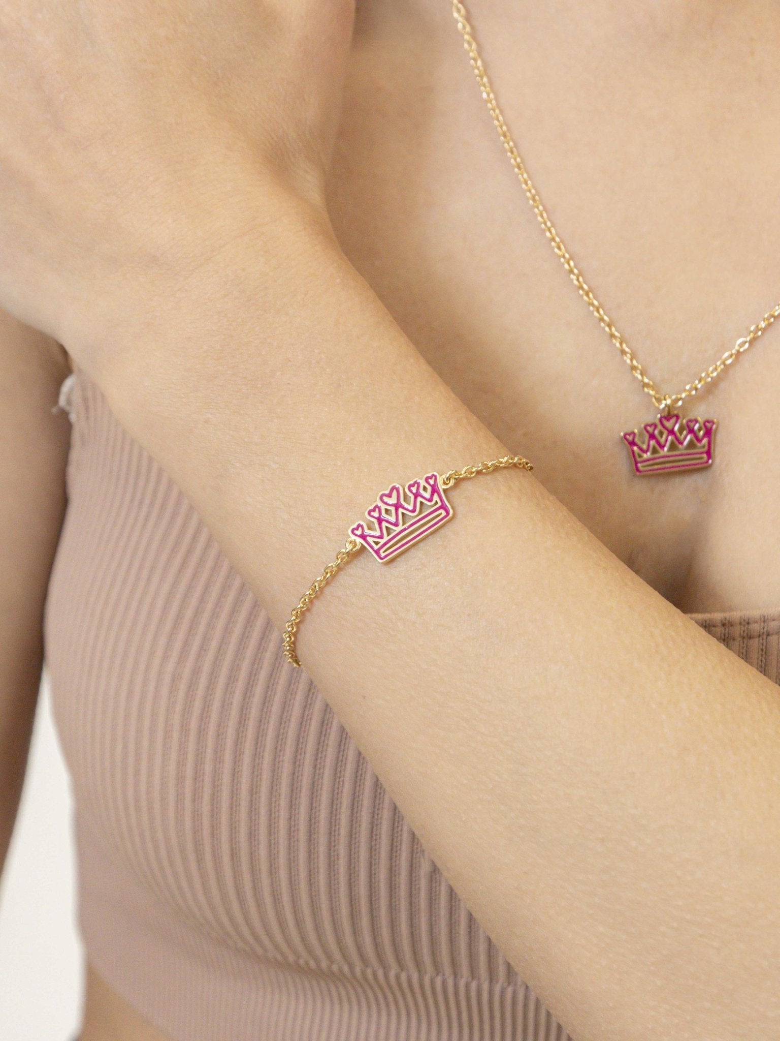 Bracciale Lumika Corona Gold