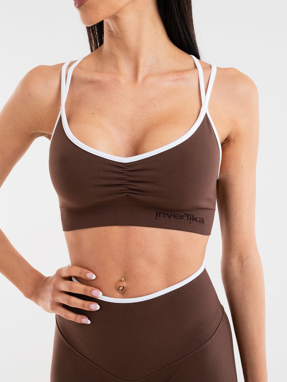 Set Eclettika Choco Top e Leggings