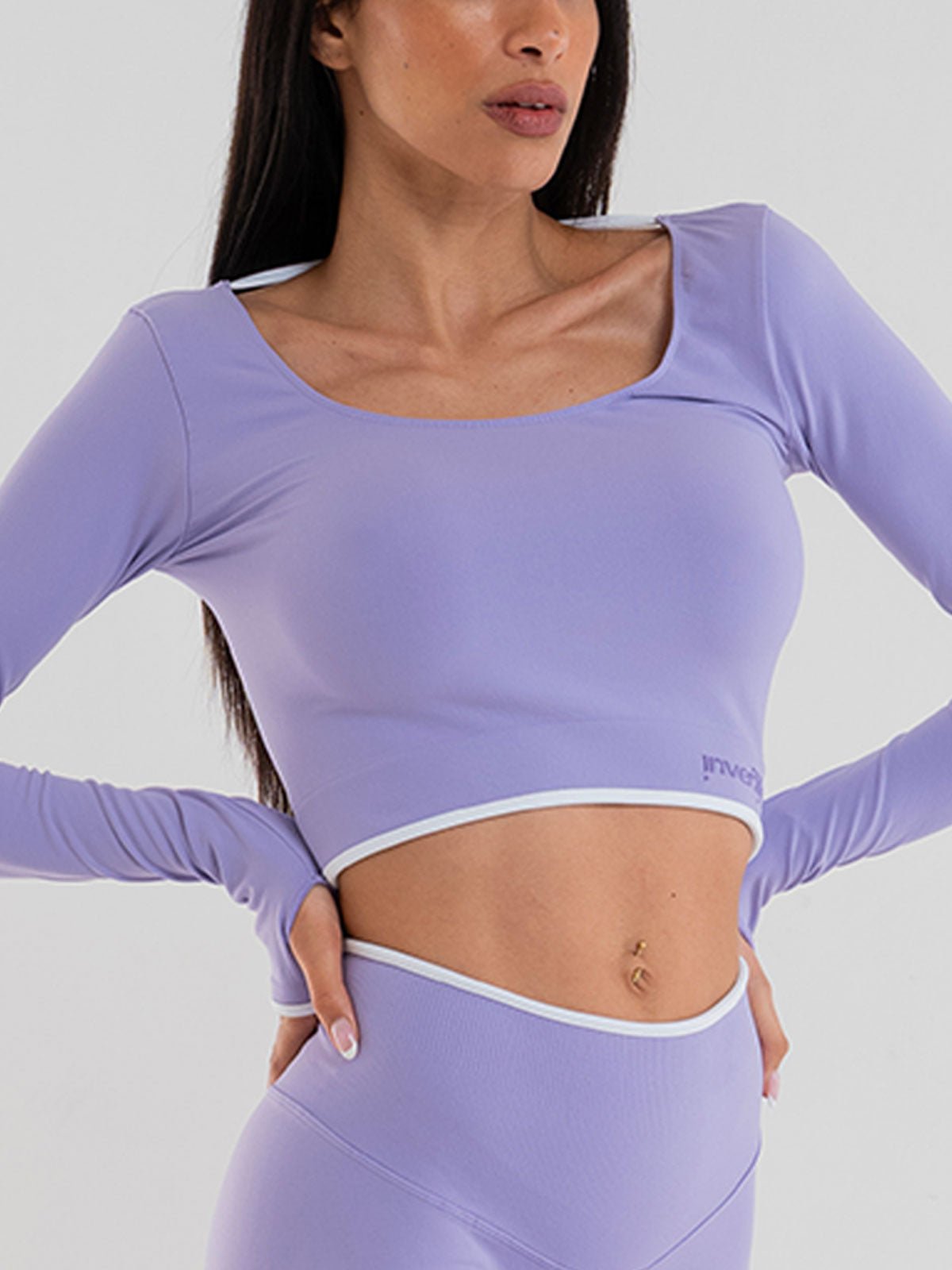 Set Eclettika Lilla Crop Top e Leggings