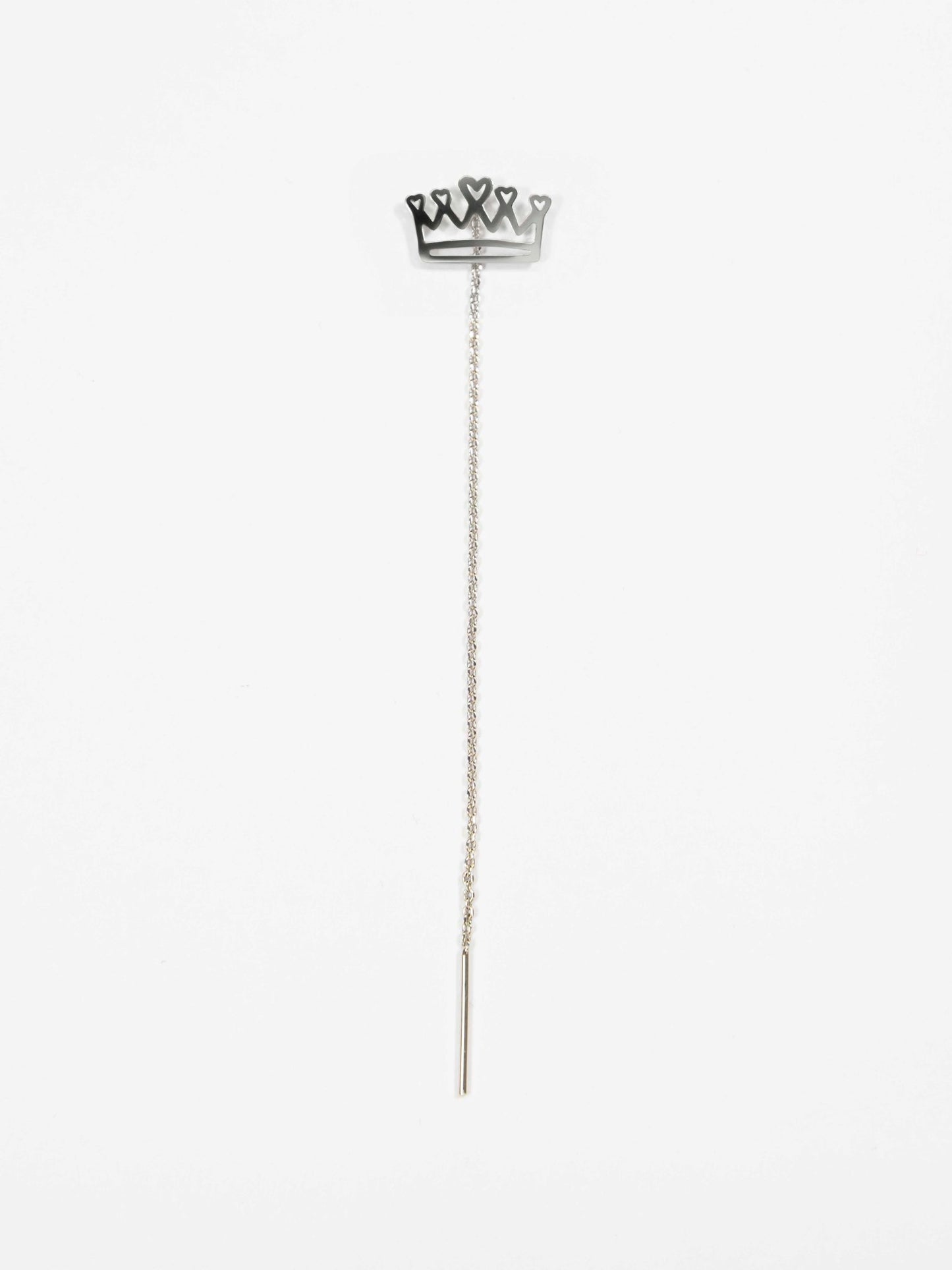Orecchino Sali e Scendi Lumika Corona Silver