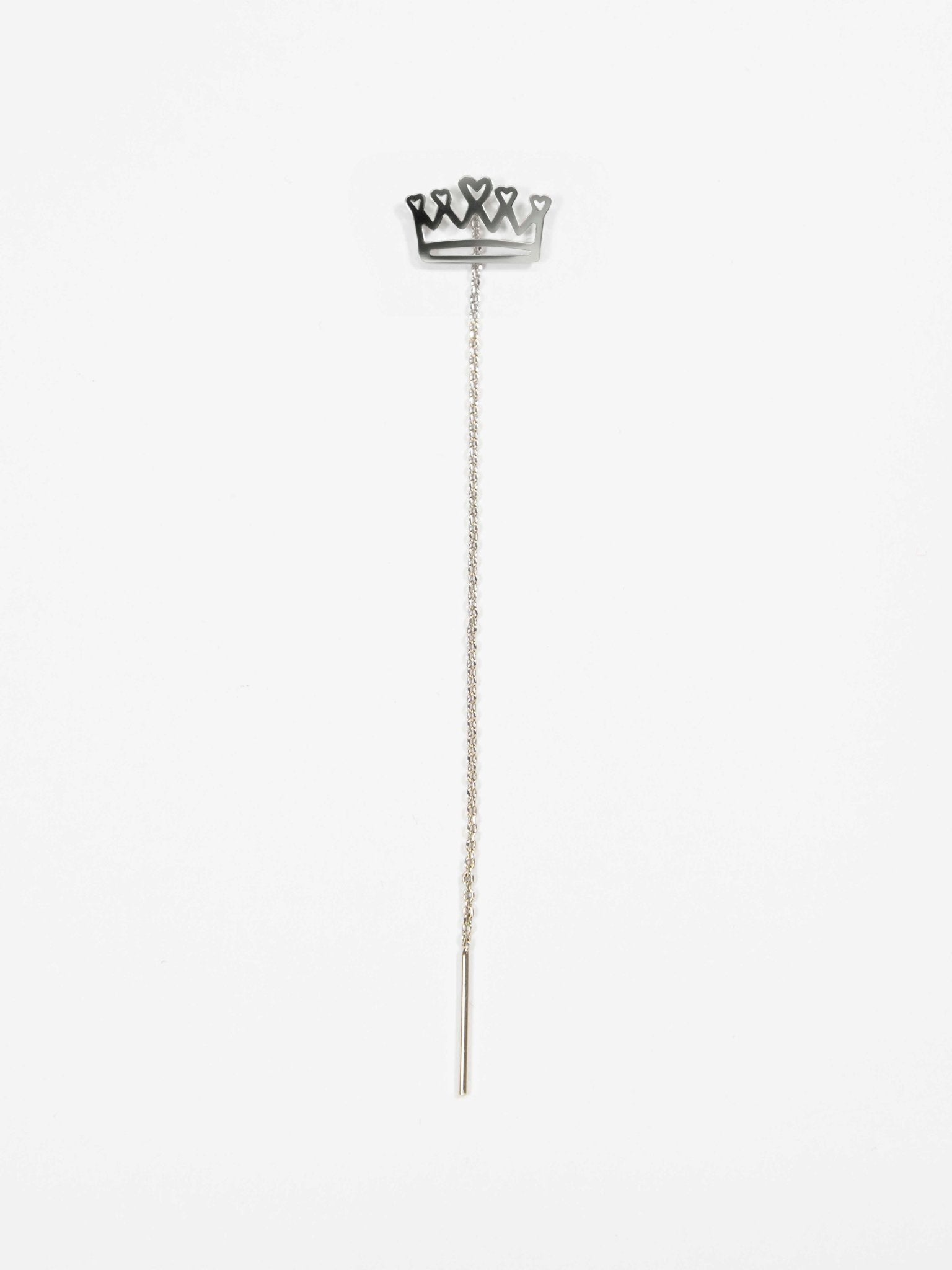 Orecchino Sali e Scendi Lumika Corona Silver