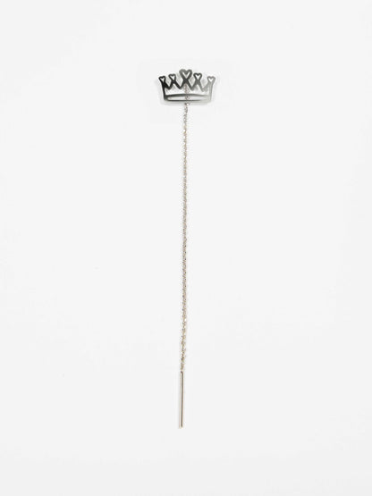 Orecchino Sali e Scendi Lumika Corona Silver