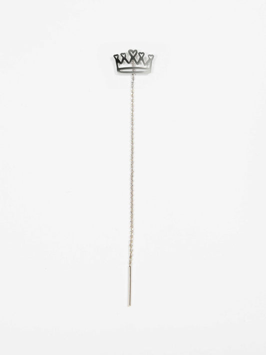 Orecchino Sali e Scendi Lumika Corona Silver