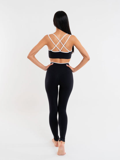 Set Eclettika Nero Top e Leggings