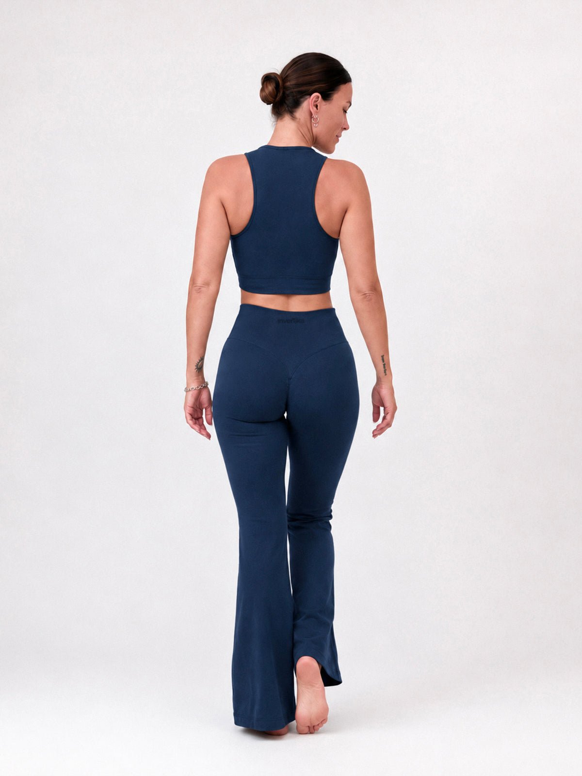 Set Autentika Blu Top e Leggings
