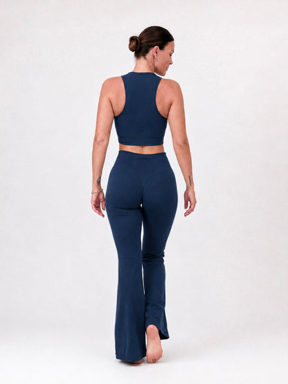 Set Autentika Blu Top e Leggings